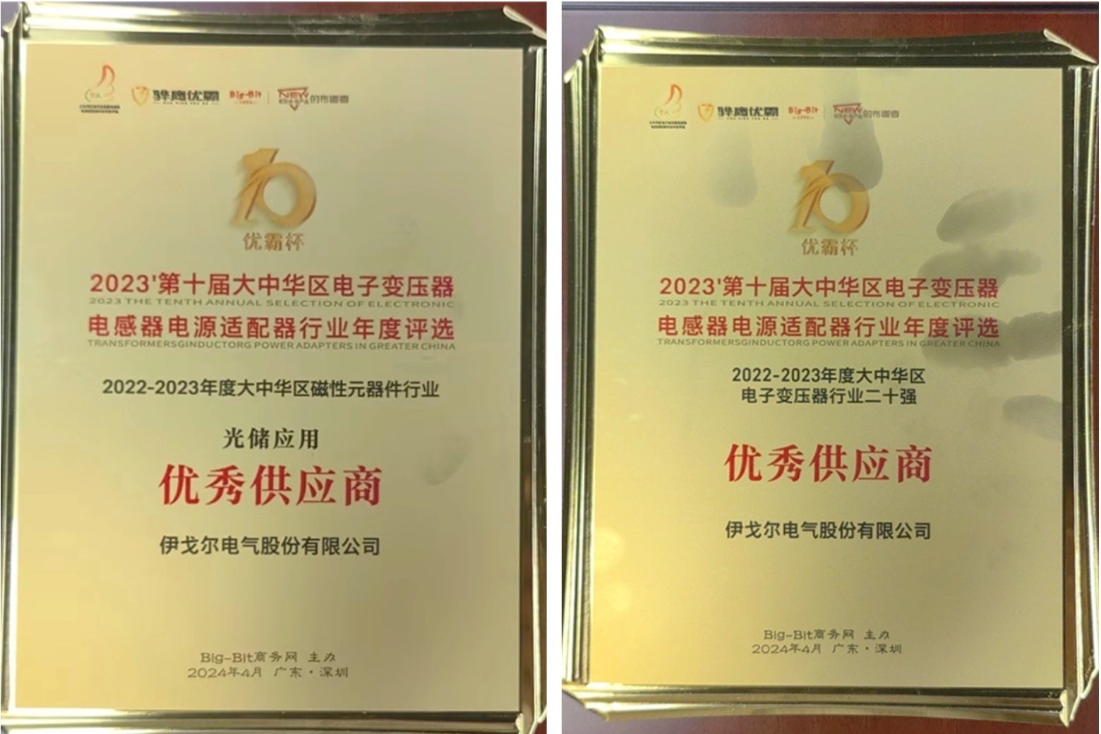 利来国际最老品牌荣获多项磁性器件专业领域多项大奖